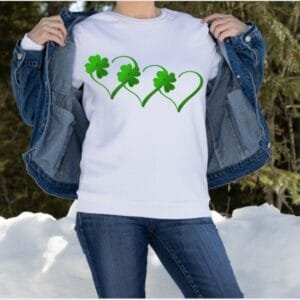 St Patrick's day Crewneck Sweatshirt Heavy Blend, cute mom gift, frends saint patrick's day fun, party night out