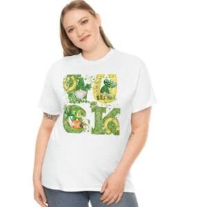 St Patrick's day, cute Gift, mom, Saint Patrick's day t-shirt, Unisex Heavy Cotton Tee, love,  Nomes horse shoes three leaf clovers,