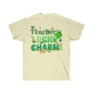 Teacher's lucky charm st patrick's day t-shirt Unisex Cotton Tee, treacher, new teacher, saint patrick's day tee